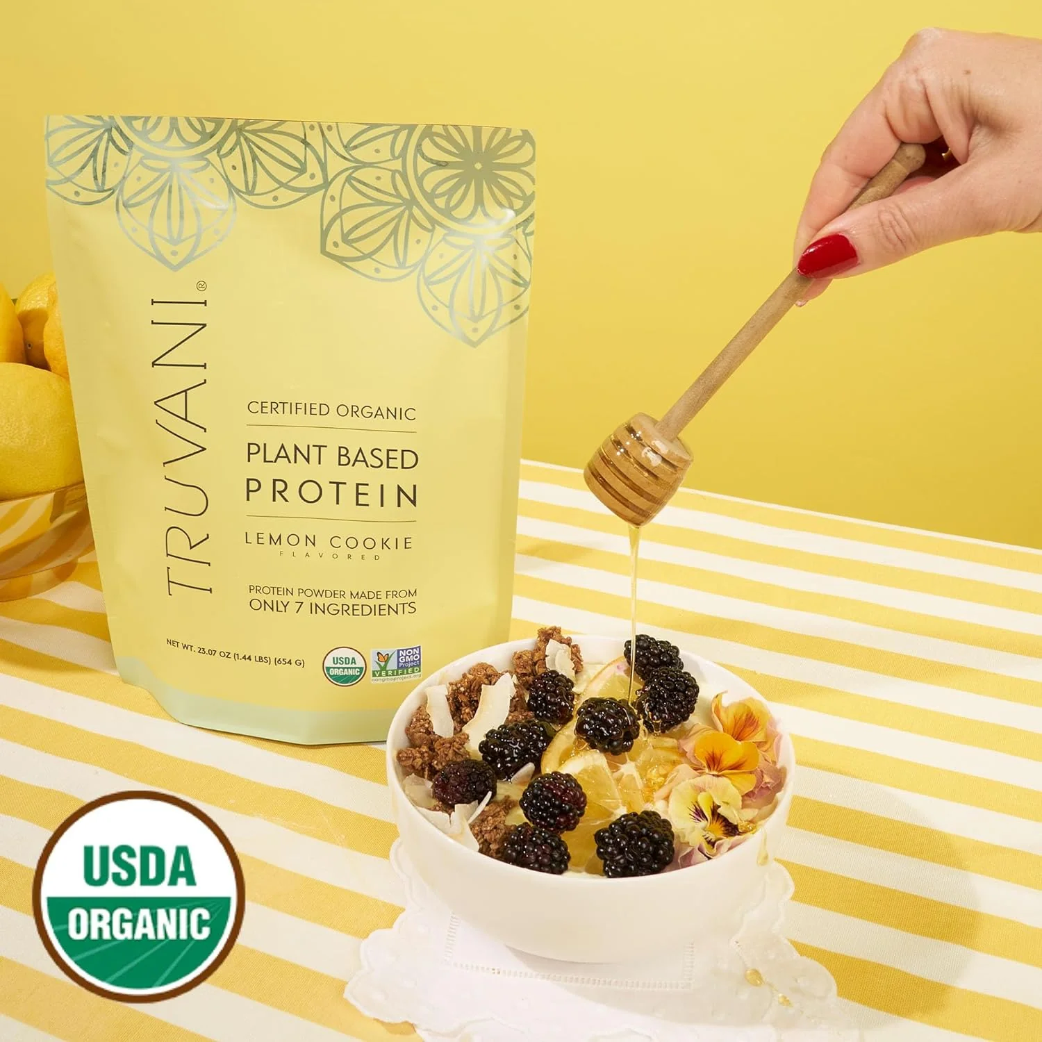 Plant Based Protein Powder (Lemon Cookie) - Image 6
